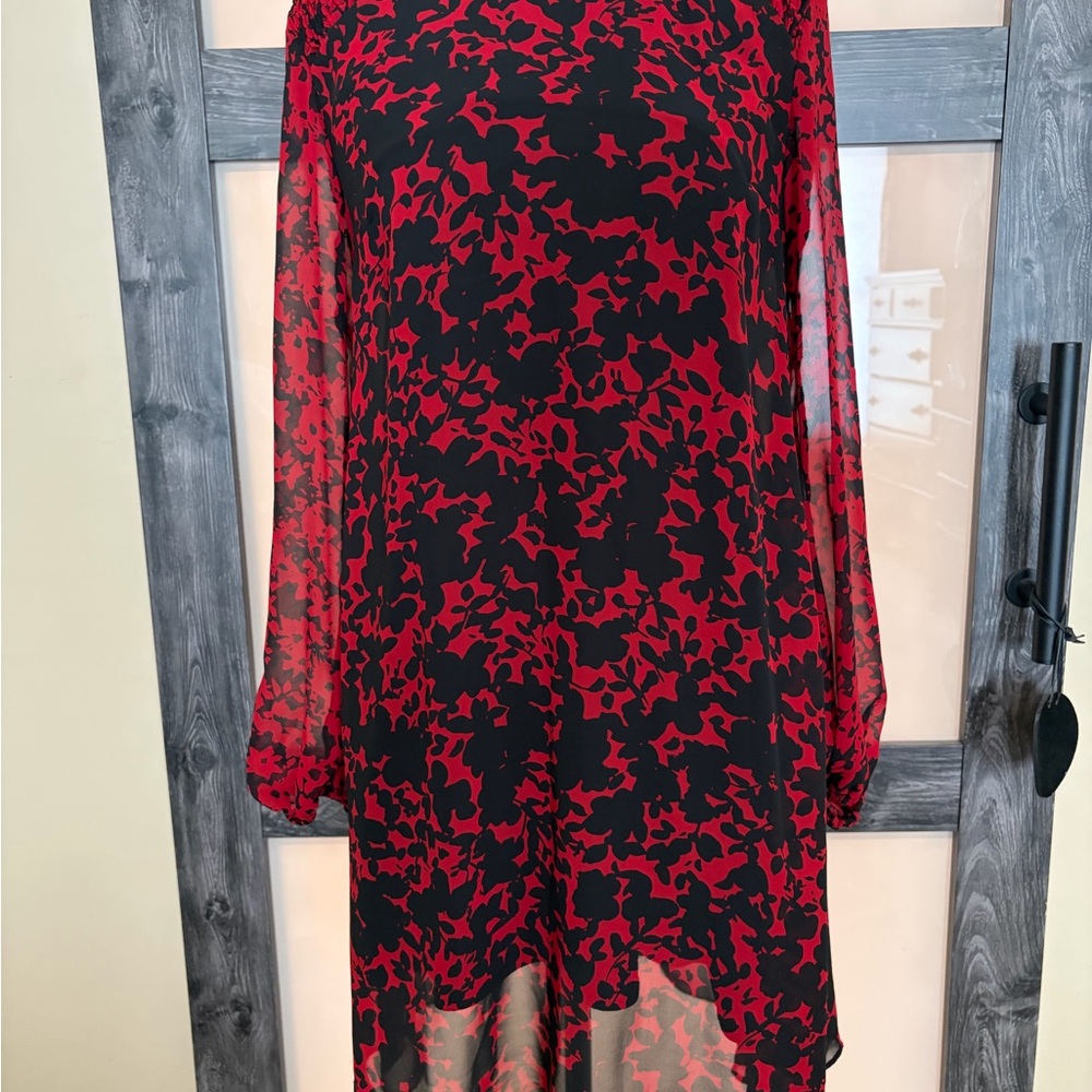 Taylor Red and Black Women's Dress
